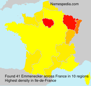 Surname Emmenecker in France