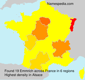 Familiennamen Emmrich - France