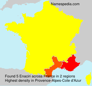 Surname Enaciri in France Surname Enaciri in France