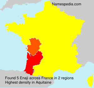 Surname Enaji in France Surname Enaji in France