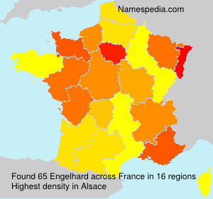 Surname Engelhard in France Surname Engelhard in France