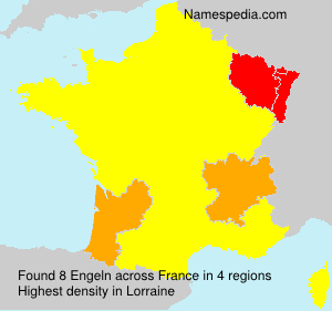 Surname Engeln in France