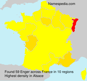 Surname Enger in France Surname Enger in France