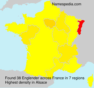 Surname Englender in France Surname Englender in France