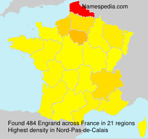 Surname Engrand in France Surname Engrand in France