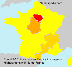 Surname Enilorac in France Surname Enilorac in France