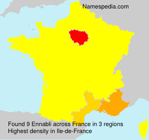 Surname Ennabli in France Surname Ennabli in France