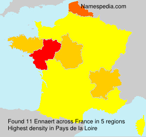 Surname Ennaert in France Surname Ennaert in France