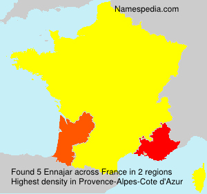 Surname Ennajar in France