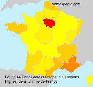 Surname Ennaji in France
