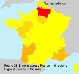Surname Ennelin in France Surname Ennelin in France