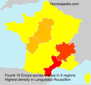 Surname Ennya in France Surname Ennya in France