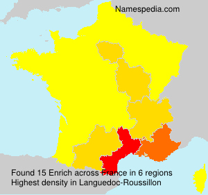 Surname Enrich in France Surname Enrich in France
