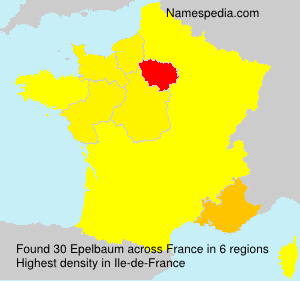 Surname Epelbaum in France Surname Epelbaum in France