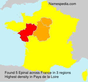 Surname Epinal in France Surname Epinal in France