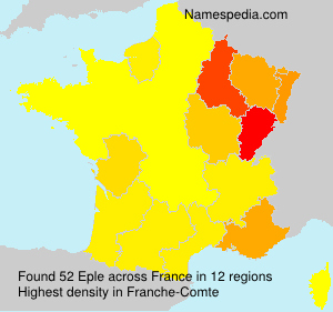 Surname Eple in France Surname Eple in France
