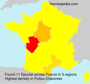 Surname Epoulet in France Surname Epoulet in France