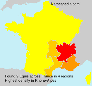 Surname Equis in France Surname Equis in France