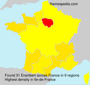 Surname Erambert in France Surname Erambert in France