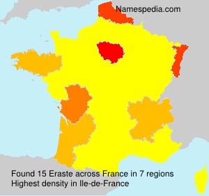 Surname Eraste in France