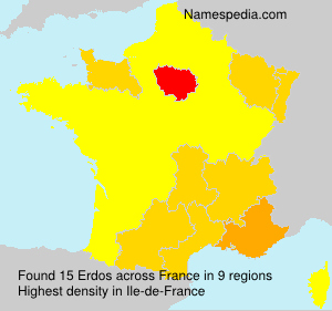 Surname Erdos in France Surname Erdos in France