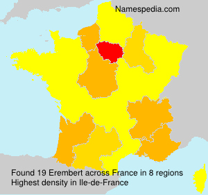 Surname Erembert in France Surname Erembert in France