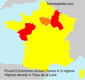Surname Eremenko in France Surname Eremenko in France