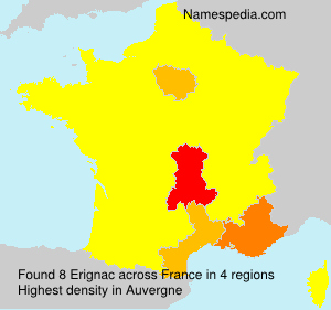 Surname Erignac in France Surname Erignac in France