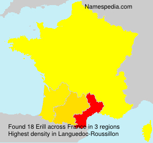 Surname Erill in France