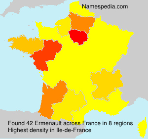 Surname Ermenault in France Surname Ermenault in France