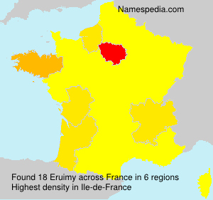 Surname Eruimy in France Surname Eruimy in France