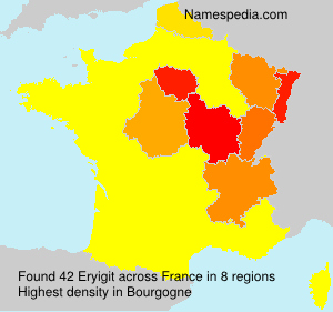 Surname Eryigit in France Surname Eryigit in France