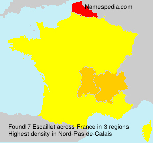 Surname Escaillet in France Surname Escaillet in France