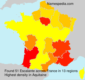 Surname Escalante in France