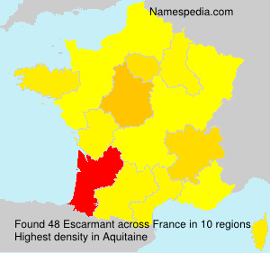 Surname Escarmant in France Surname Escarmant in France