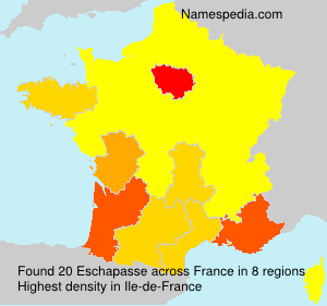 Surname Eschapasse in France Surname Eschapasse in France