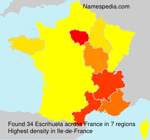 Surname Escrihuela in France Surname Escrihuela in France