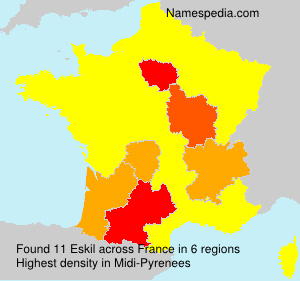 Surname Eskil in France Surname Eskil in France