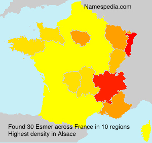 Surname Esmer in France Surname Esmer in France