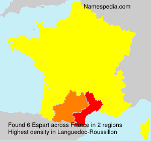 Surname Espart in France Surname Espart in France