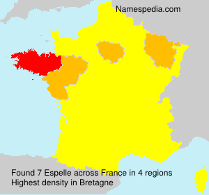Surname Espelle in France Surname Espelle in France