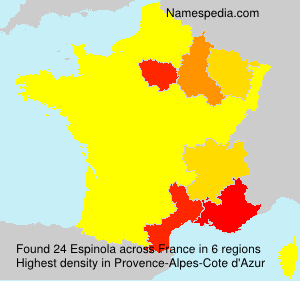 Surname Espinola in France Surname Espinola in France