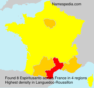 Surname Espiritusanto in France Surname Espiritusanto in France