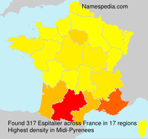 Surname Espitalier in France Surname Espitalier in France