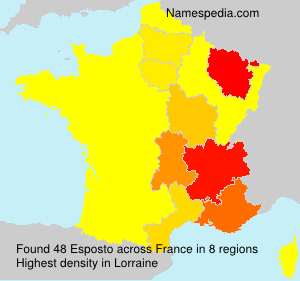 Surname Esposto in France Surname Esposto in France