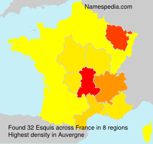 Surname Esquis in France Surname Esquis in France