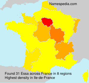 Surname Essa in France Surname Essa in France
