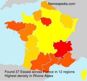 Surname Essaid in France Surname Essaid in France