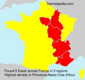 Surname Essat in France Surname Essat in France