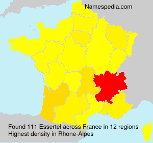 Surname Essertel in France Surname Essertel in France